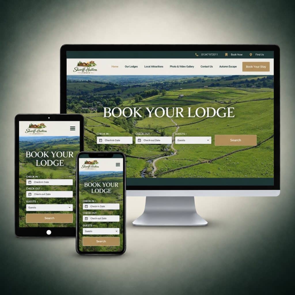 lodge park website design and development